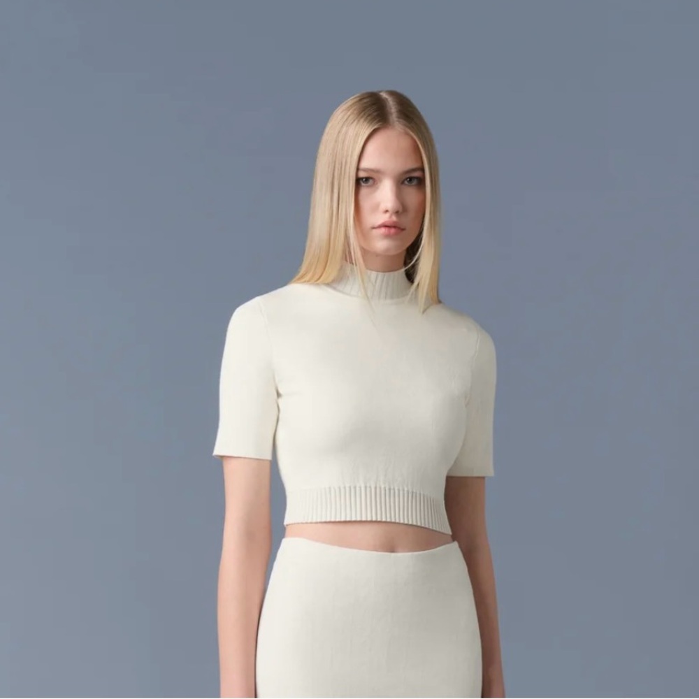 MACKAGE  CAIA Stretch Viscose Knit Top  XL